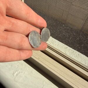 Silpada Silver Oval Earrings